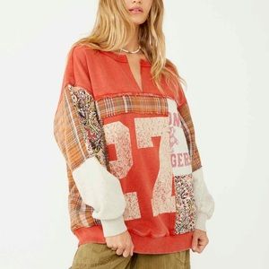 Free People Red Ryder Pullover